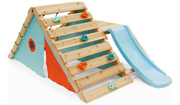 Wooden climbing hot sale frames argos