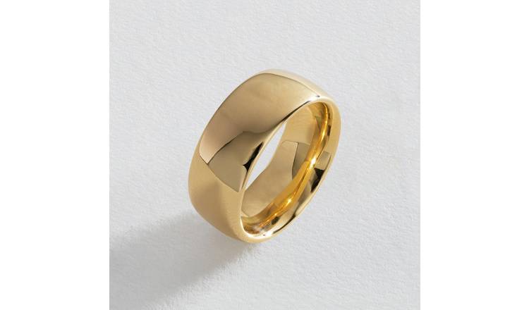Revere 9ct Yellow Gold Wedding Band Ring - R