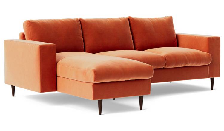 Orange on sale sofa argos