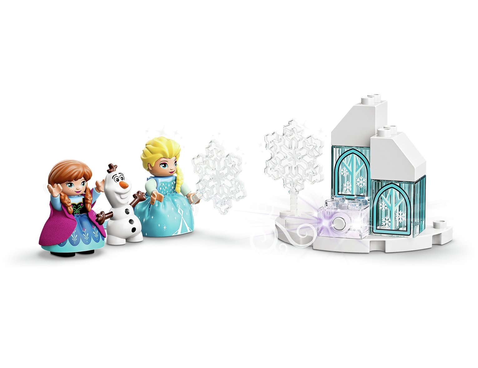 duplo disney princess frozen ice castle