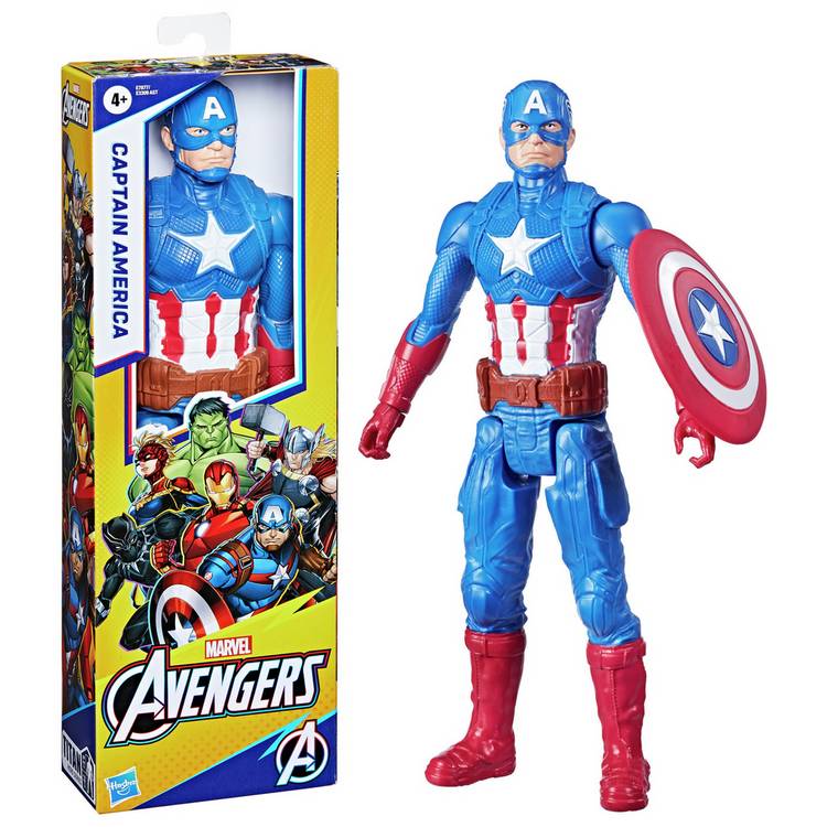 Marvel Avengers Titan Hero Captain America Action Figure 0