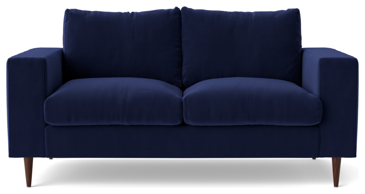 Swoon Evesham Velvet 2 Seater Sofa - Ink Blue