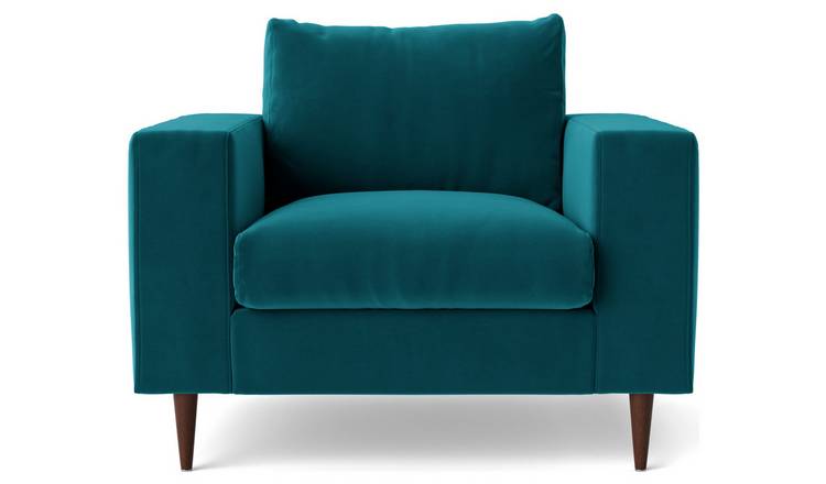 Argos discount velvet chair