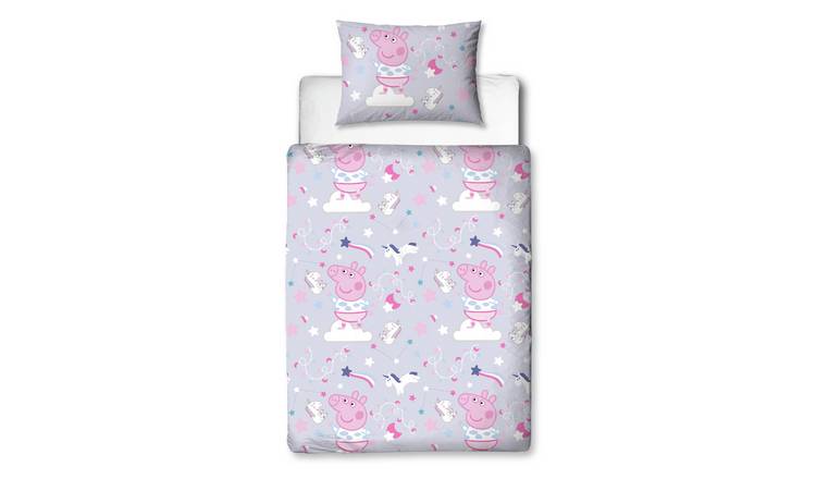 Buy Peppa Pig Sleepy Bedding Set Toddler Kids Duvet Sets Argos