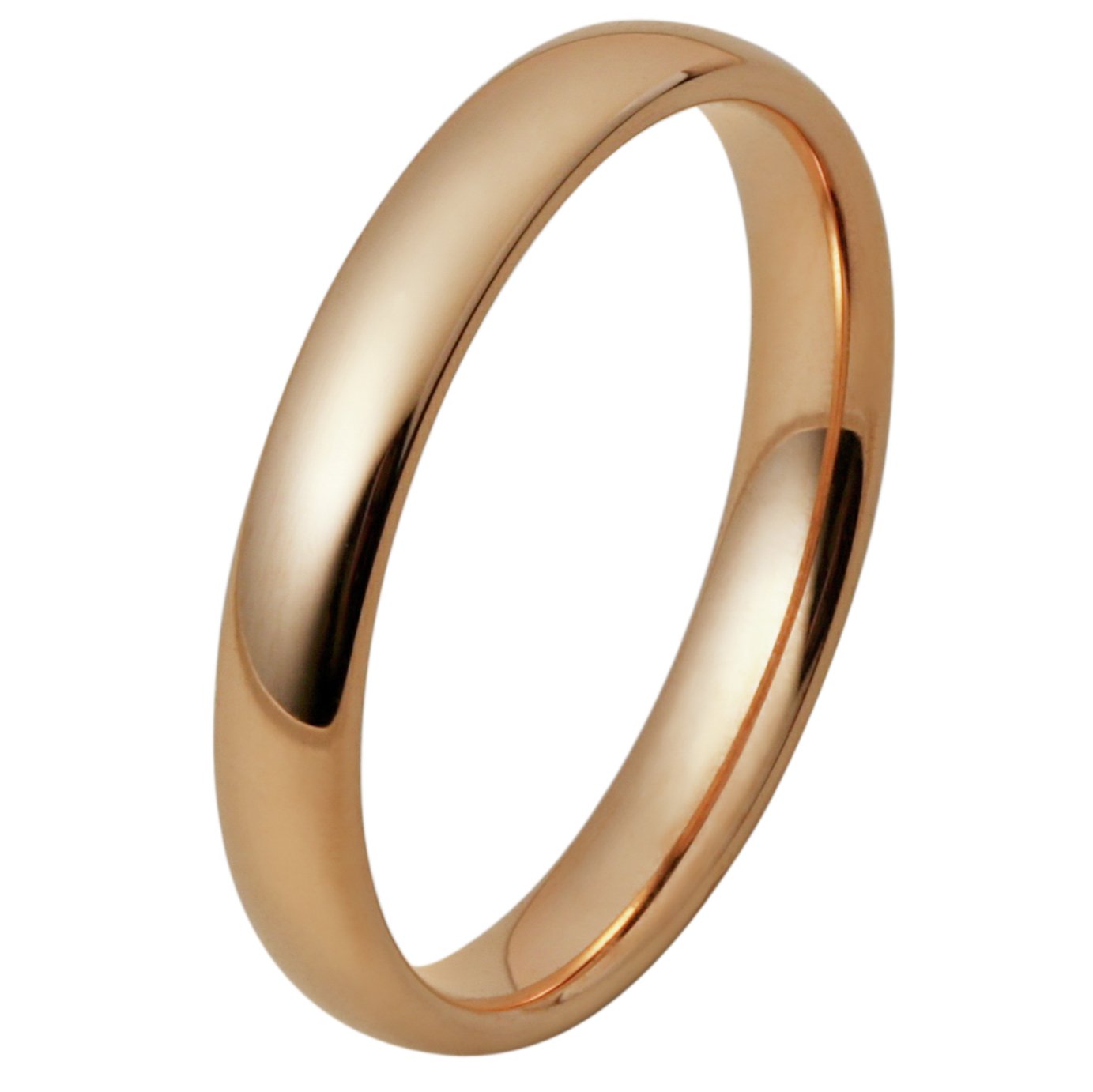 Inara Rose Gold Plated Ceramic 3mm Stacking Ring