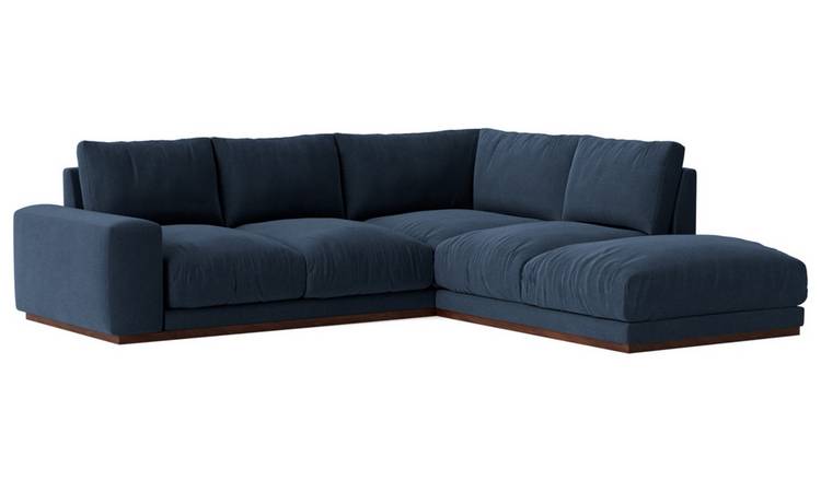 Indigo blue store sectional