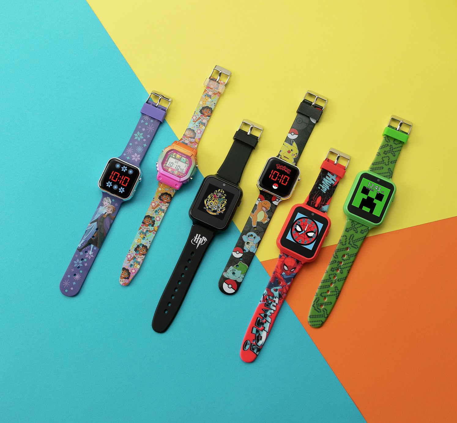 Pokemon Kids Black Digital Watch