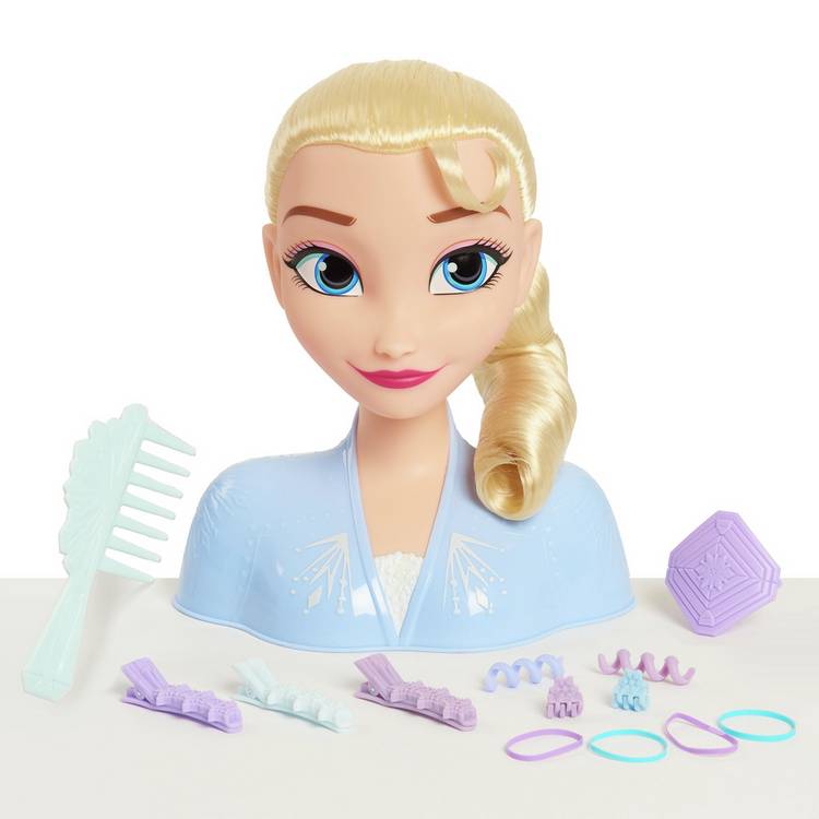 Disney Frozen Elsa Styling Head - 7inch/17cm 0