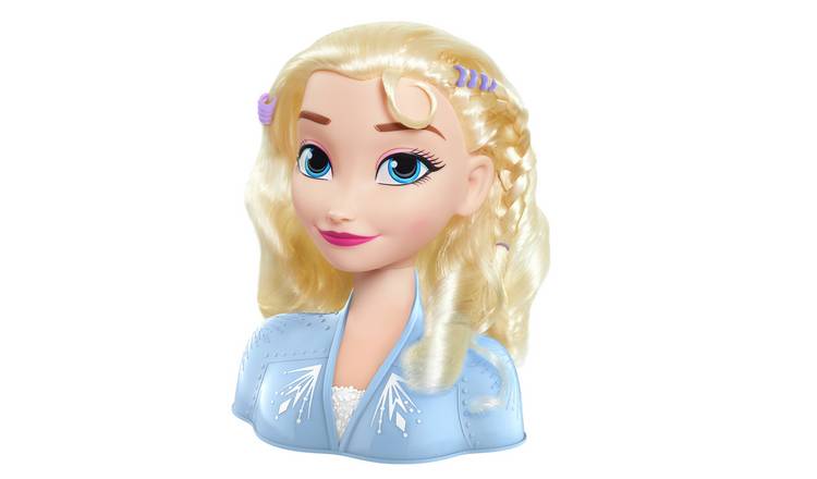 Buy Disney Frozen Elsa Styling Head - 7inch/17cm | Dolls | Argos