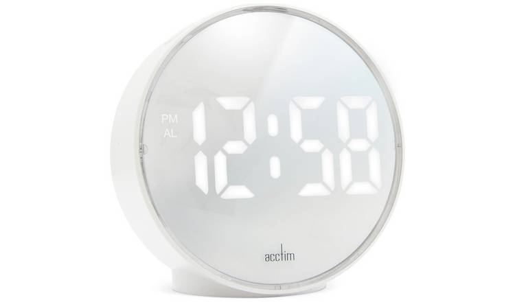Spirit Digital LED Wakeup Light Alarm Clock - White by Habitat