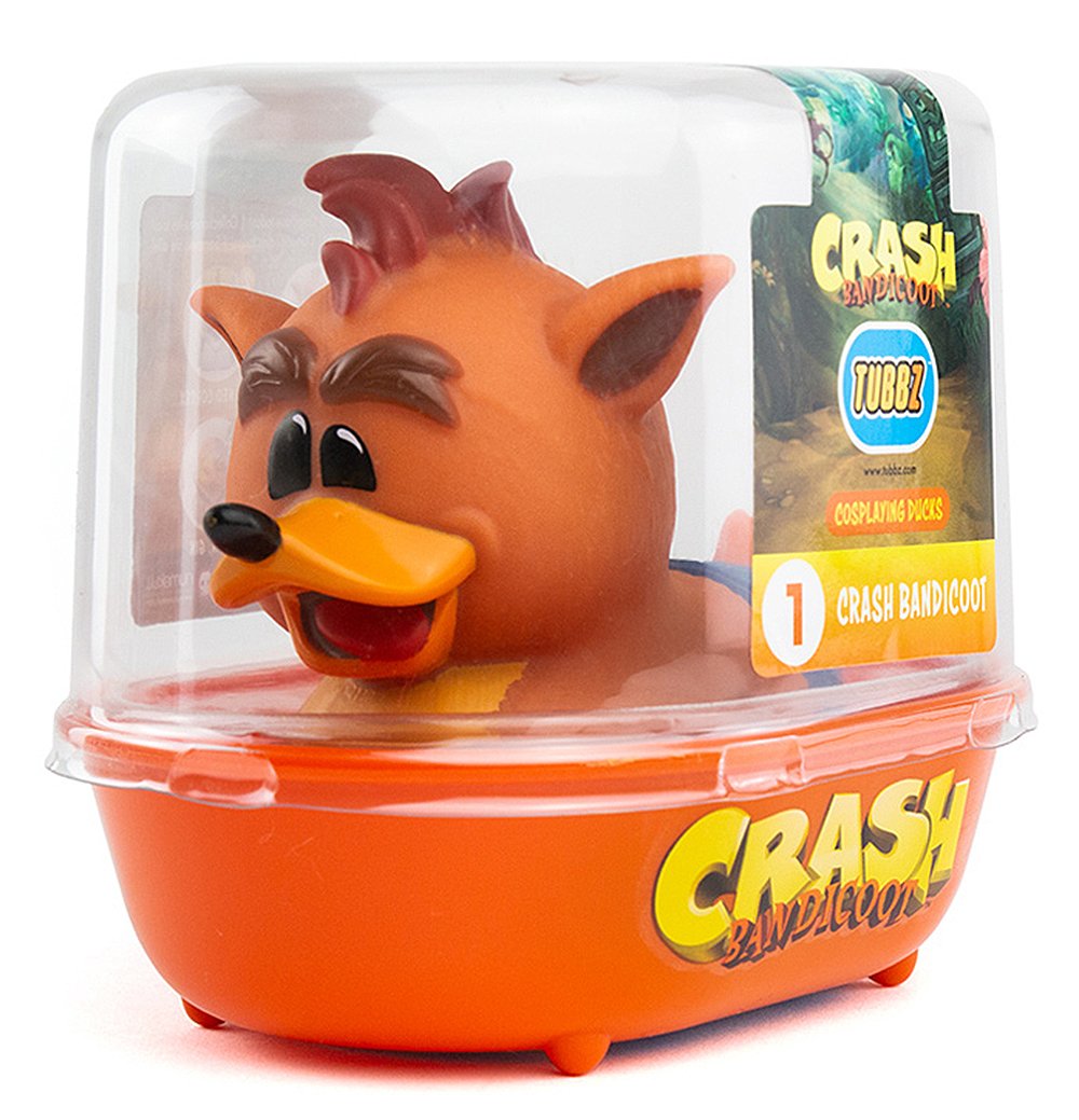 Tubbz Collectable Crash Bandicoot Rubber Duck - Crash