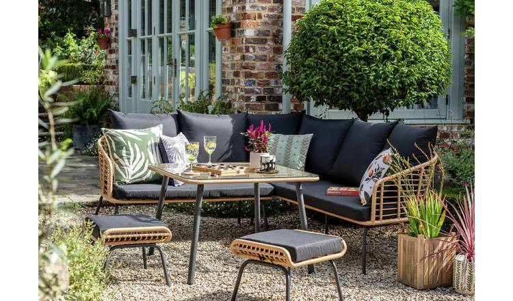 Argos rattan effect on sale garden furniture