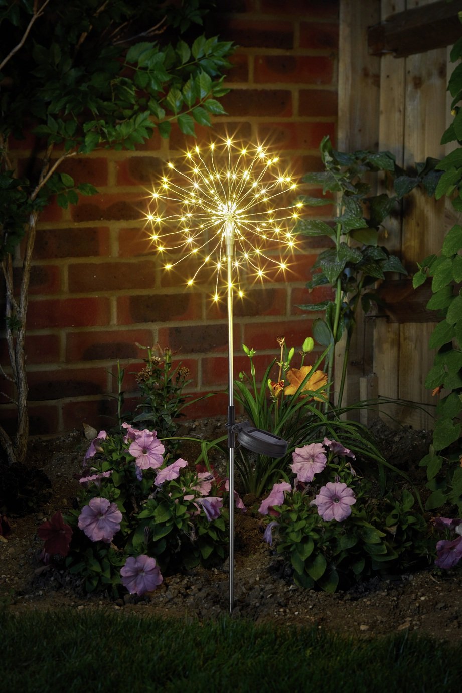 Argos Home Warm White Starburst Solar Stake Light