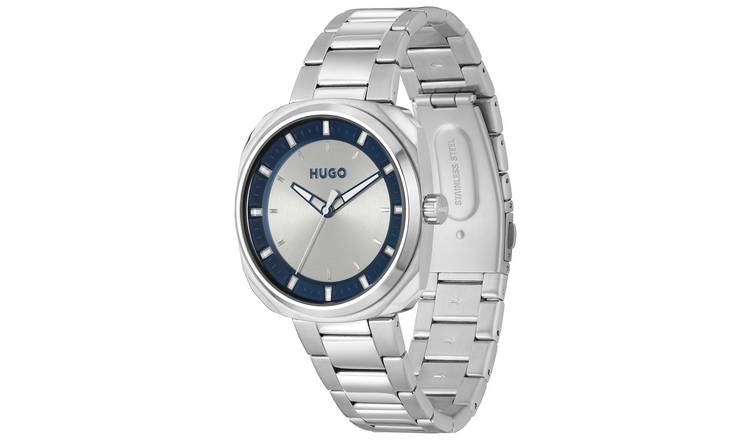 Hugo boss watch hot sale men's stainless steel bracelet