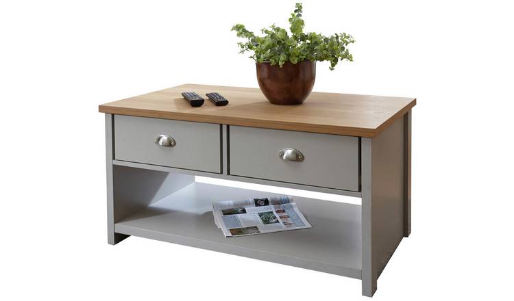 argos grey gloss coffee table