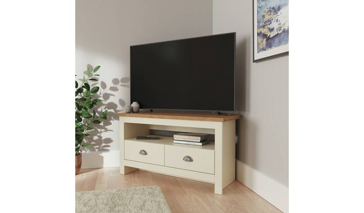 Argos white on sale corner unit