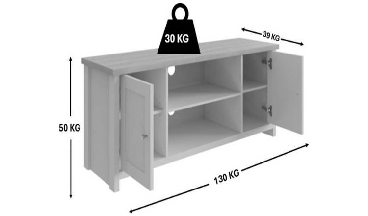 Lancaster grey on sale tv unit