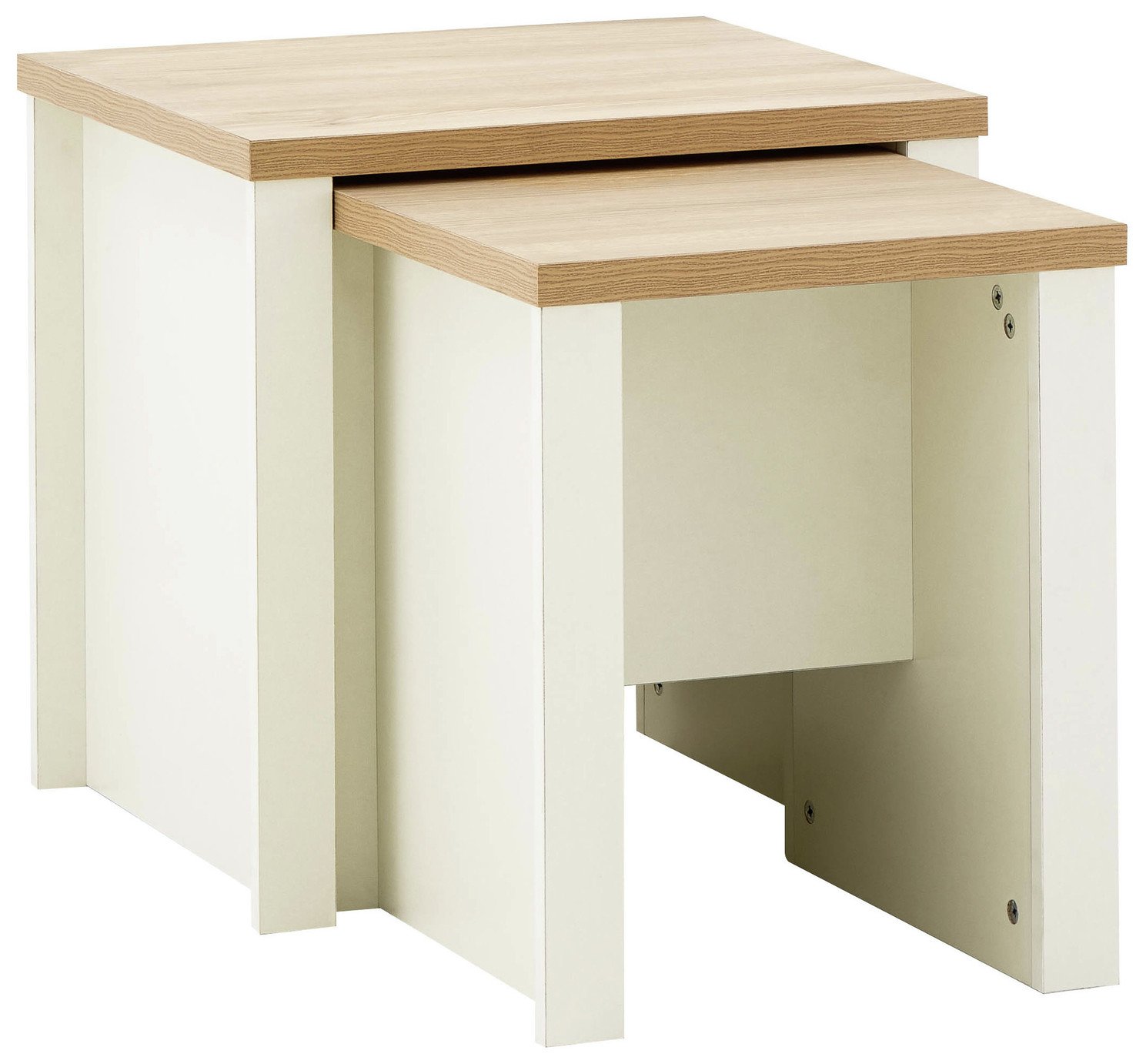 GFW Lancaster Nest of 2 Tables - Cream