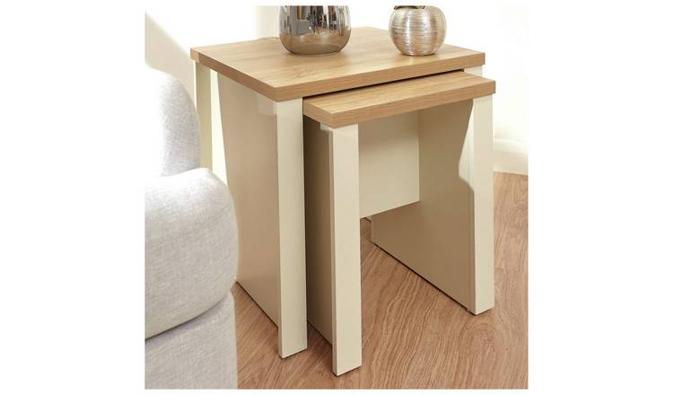 Argos nest deals of tables walnut