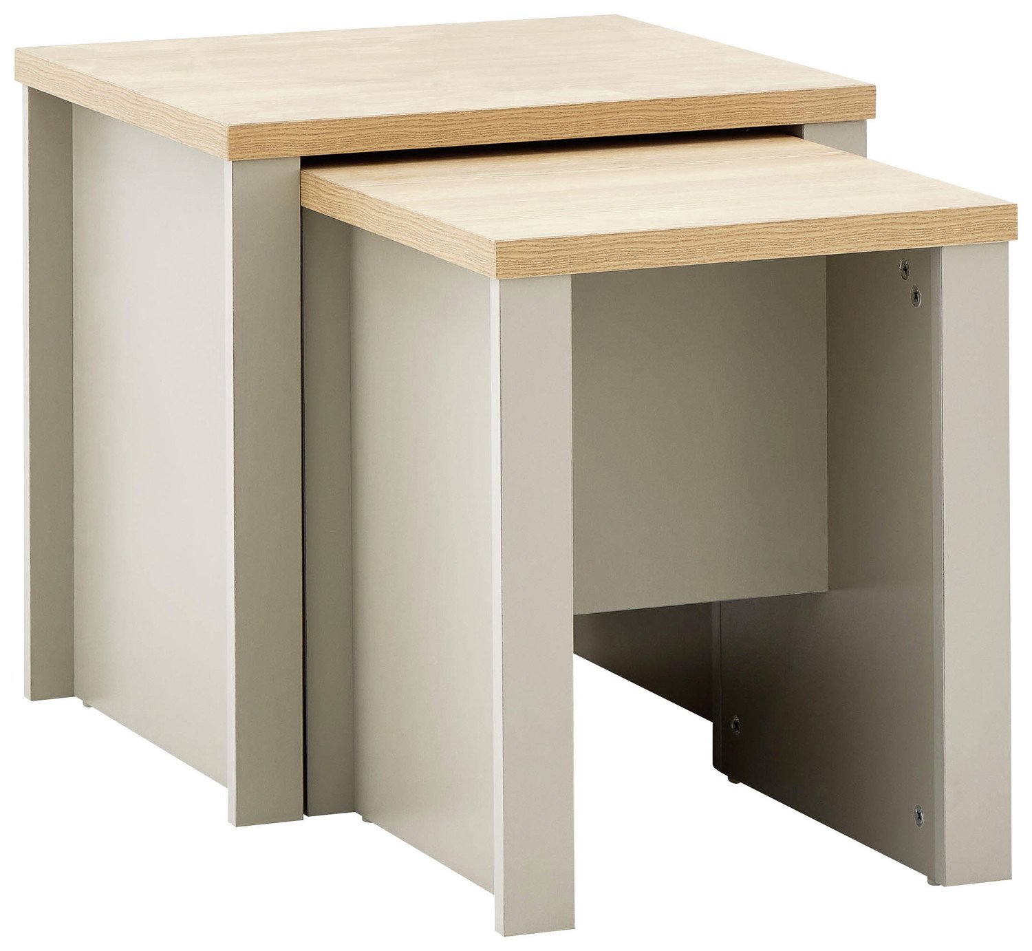 GFW Lancaster Nest of 2 Tables - Grey