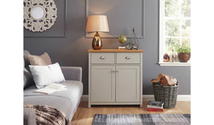GFW Lancaster 2 Door 2 Drawer Sideboard - Grey