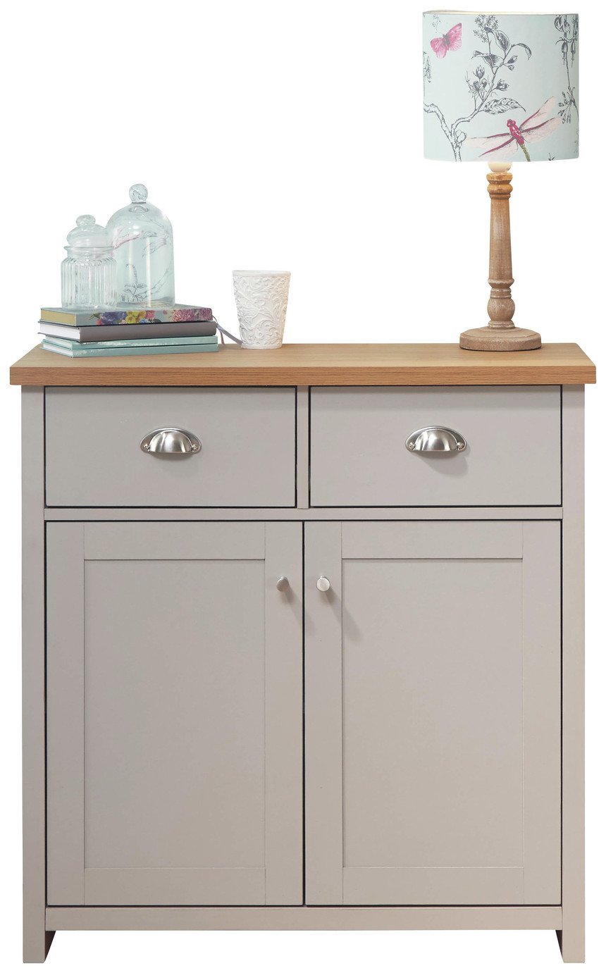 GFW Lancaster 2 Door 2 Drawer Sideboard - Grey