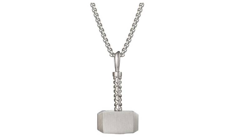 Argos silver necklace deals mens