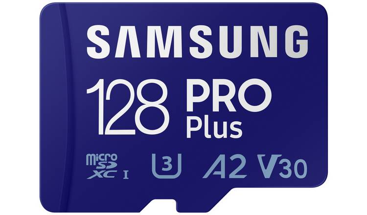 Buy Samsung Pro Plus 160MBs microSDXC Memory Card - 128GB, Memory cards