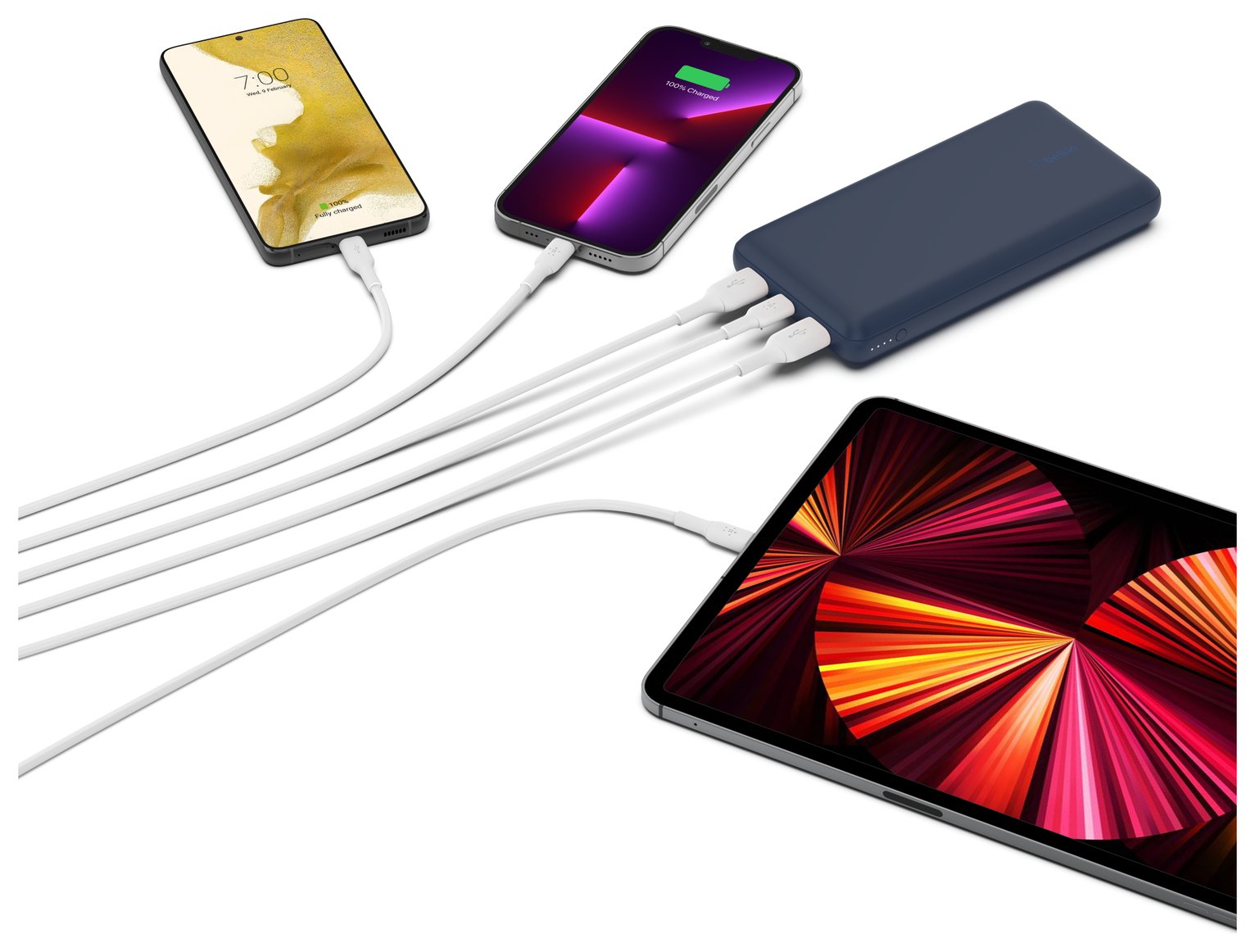 Image of Belkin 15W 20000mAh Portable Power Bank with USB-C Cable