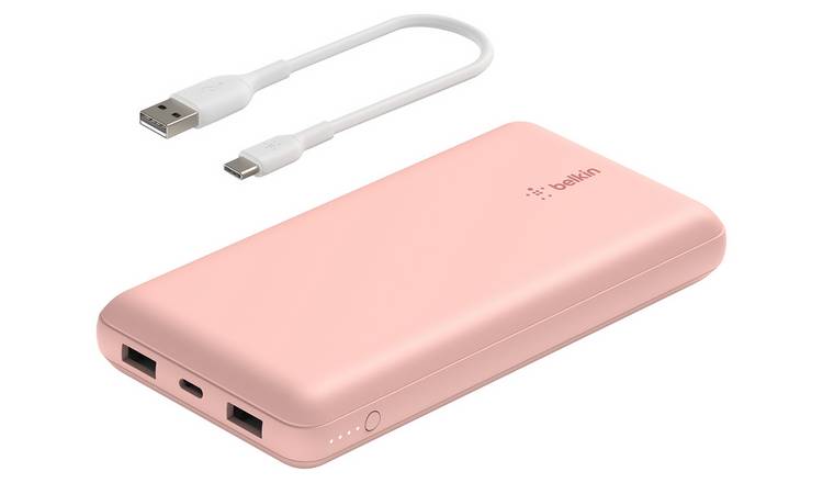 Belkin 20000mAh Portable Power Bank - Rose Gold