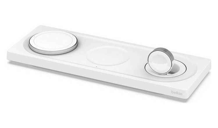 Buy Belkin 3-in-1 MagSafe Wireless Charging Pad - White, Mobile phone  chargers