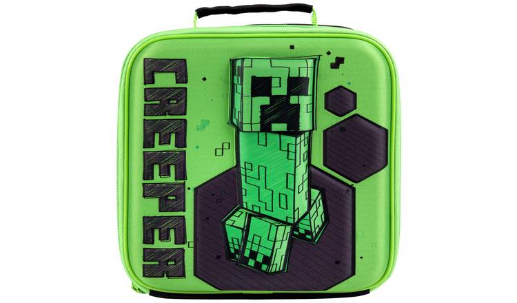 Minecraft Creeper Sandwich Lunch box GREEN Plastic