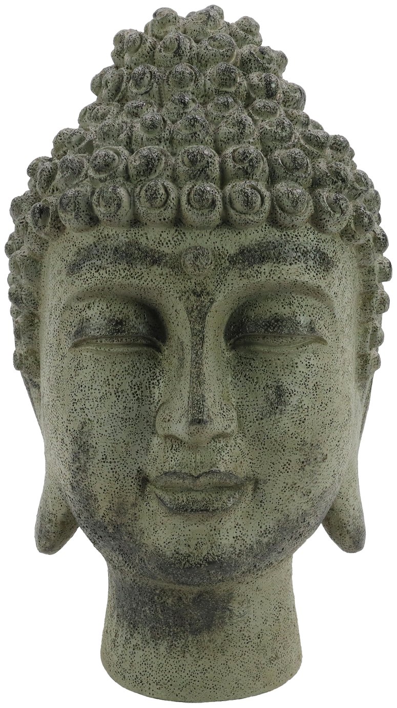 Garden by Sainsbury's Buddha Head Garden Ornament