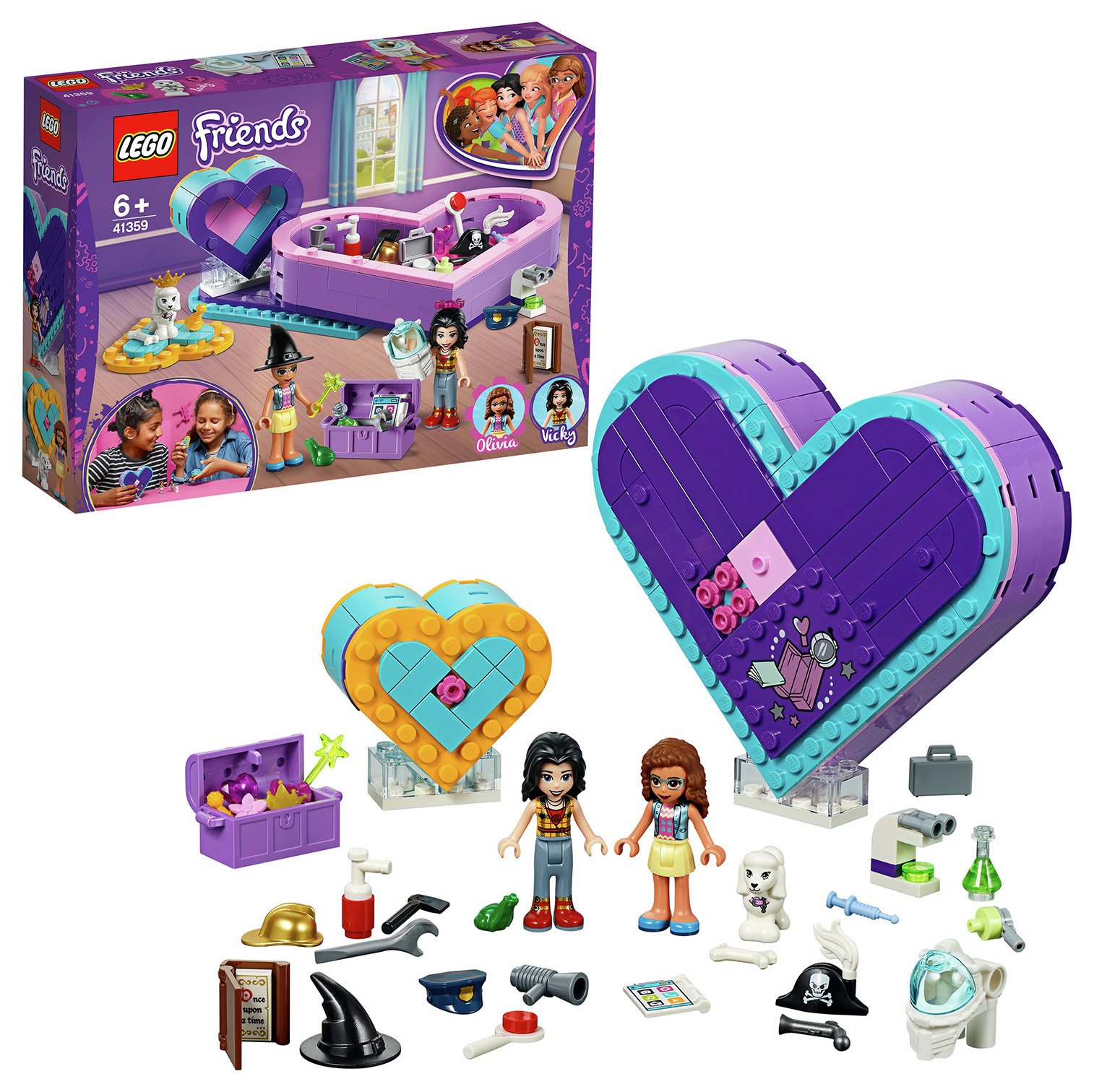 LEGO Friends Heart Box Friendship Box Set - 41359
