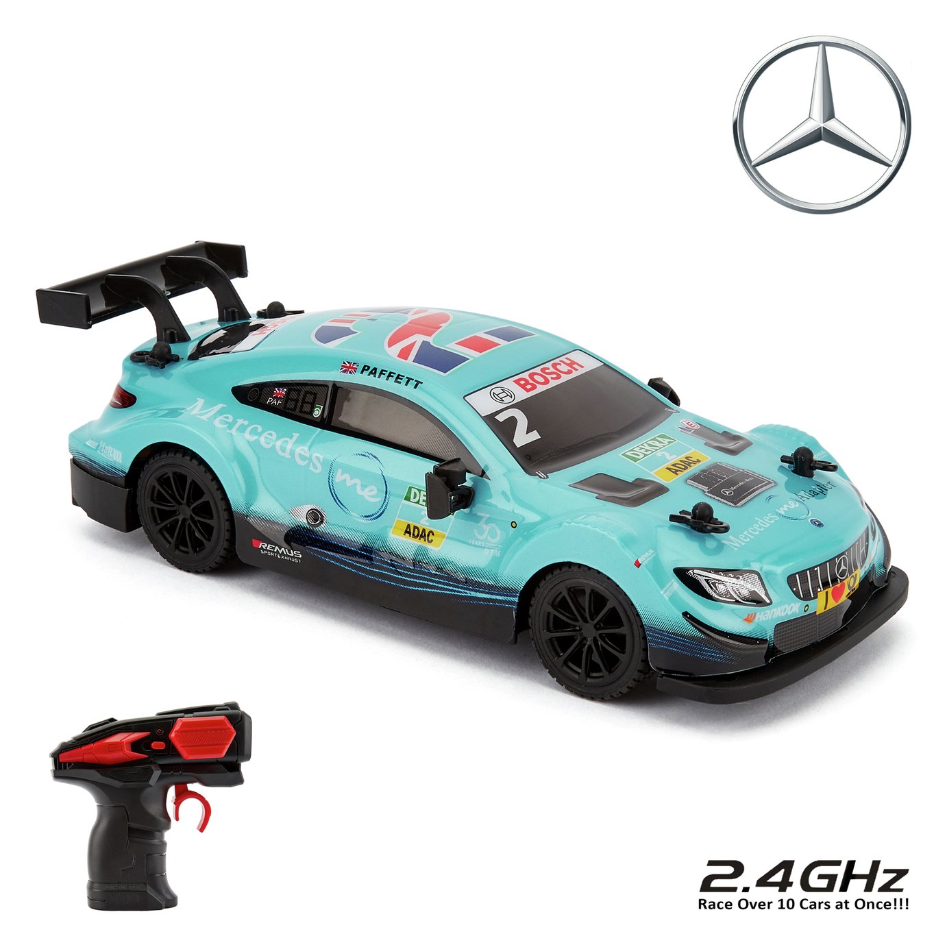 CMJ RC Cars 1:24 Scale Radio Controlled Mercedes - Blue