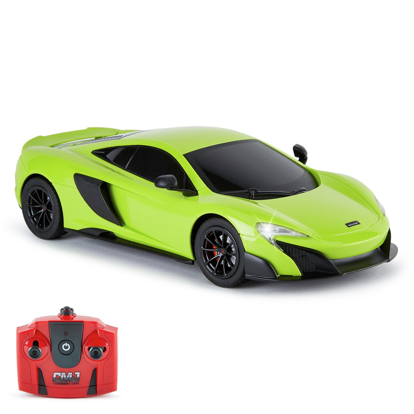 CMJ RC Cars 1:18 Radio Controlled McLaren 675LT Coupe- Green