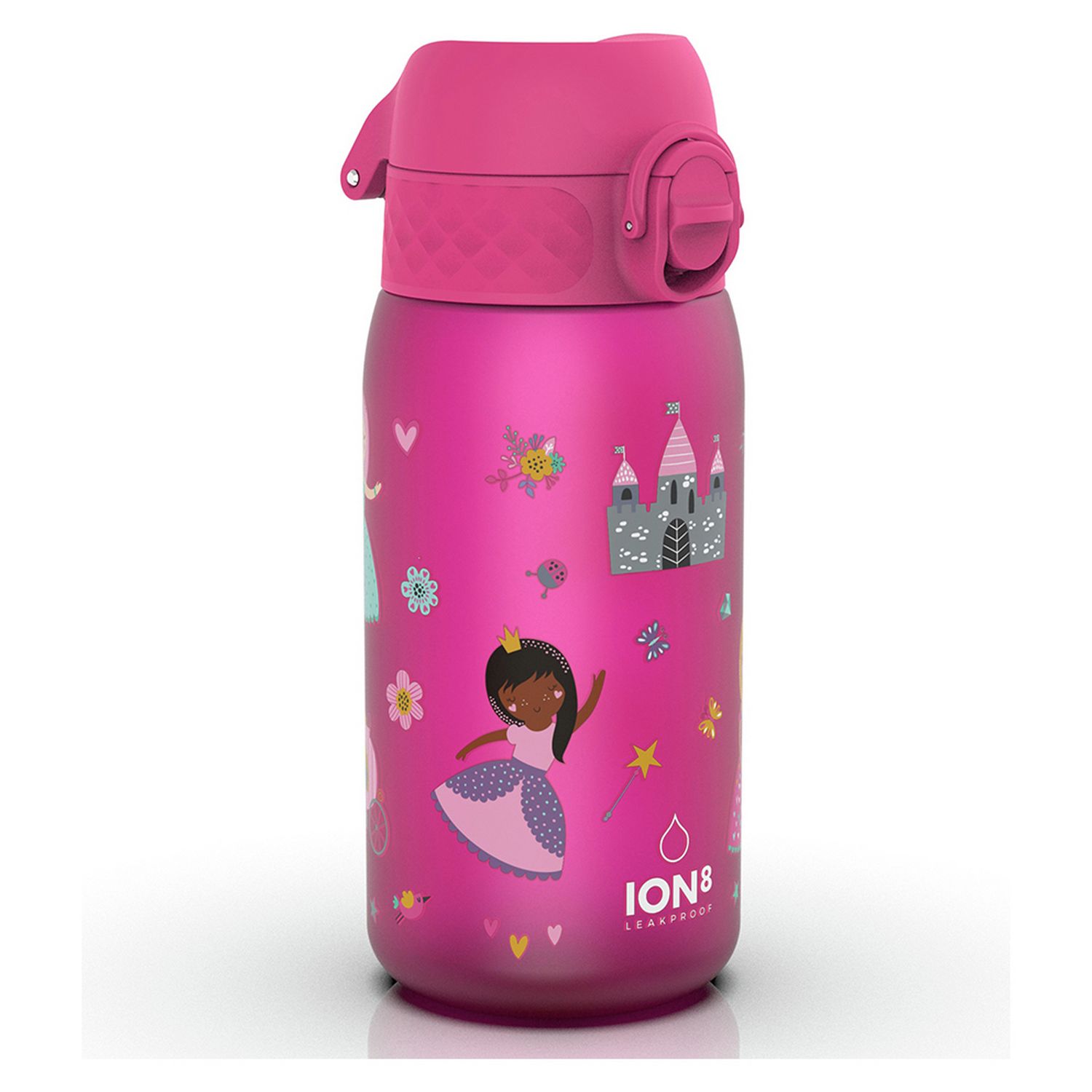 Ion8 Princess Pink Kids Water Bottle 350ml
