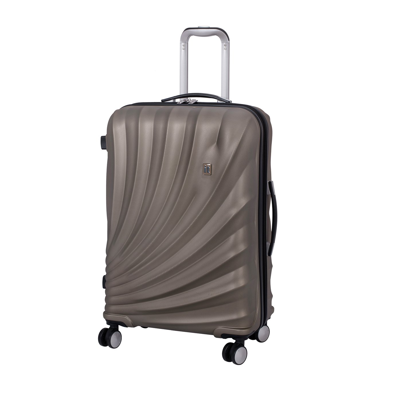 it Luggage Pagoda Medium Expandable 8 Wheel Suitcase - Gold