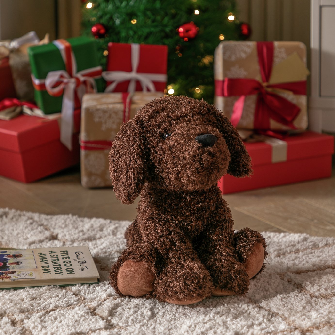 Argos Home 27cm  Cockapoo Plush Soft Toy