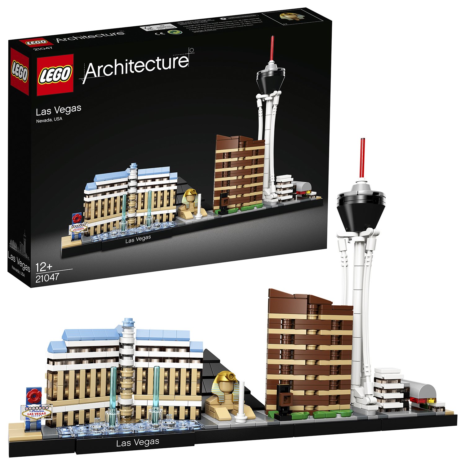 LEGO Architecture Interpretation of Las Vegas - 21047