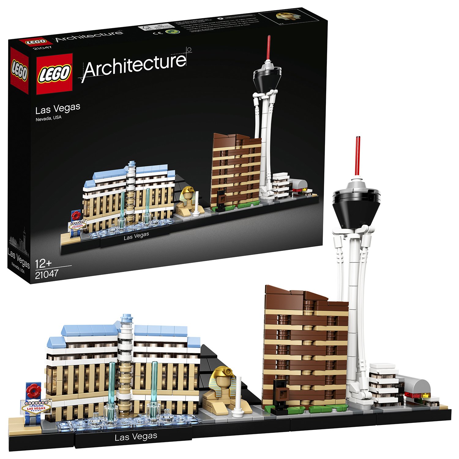 LEGO Architecture Interpretation of Las Vegas Review