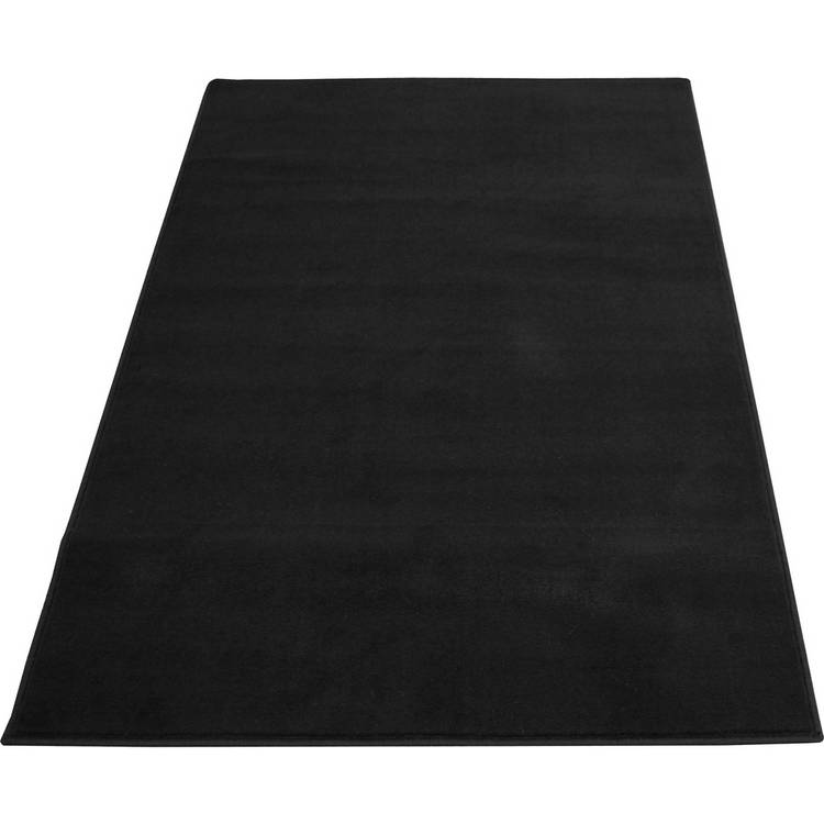 Maestro Plain Short Pile Rug - 120x170cm - Black 0