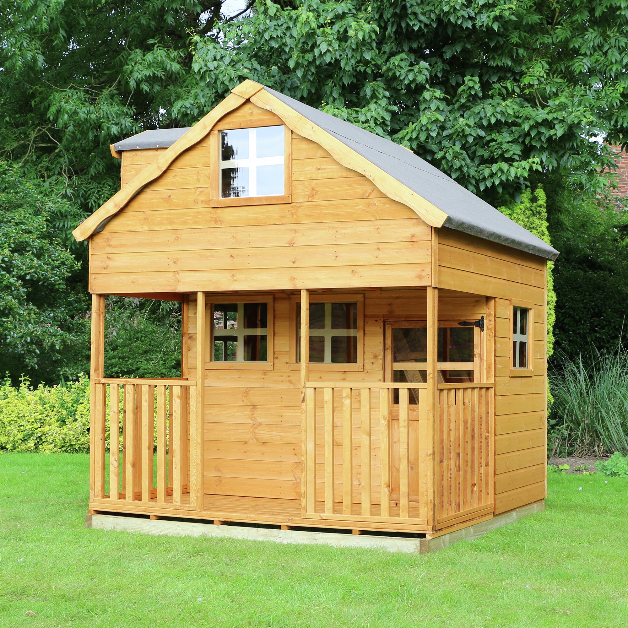 Mercia 7ft x 7ft Double Storey Dorma Playhouse