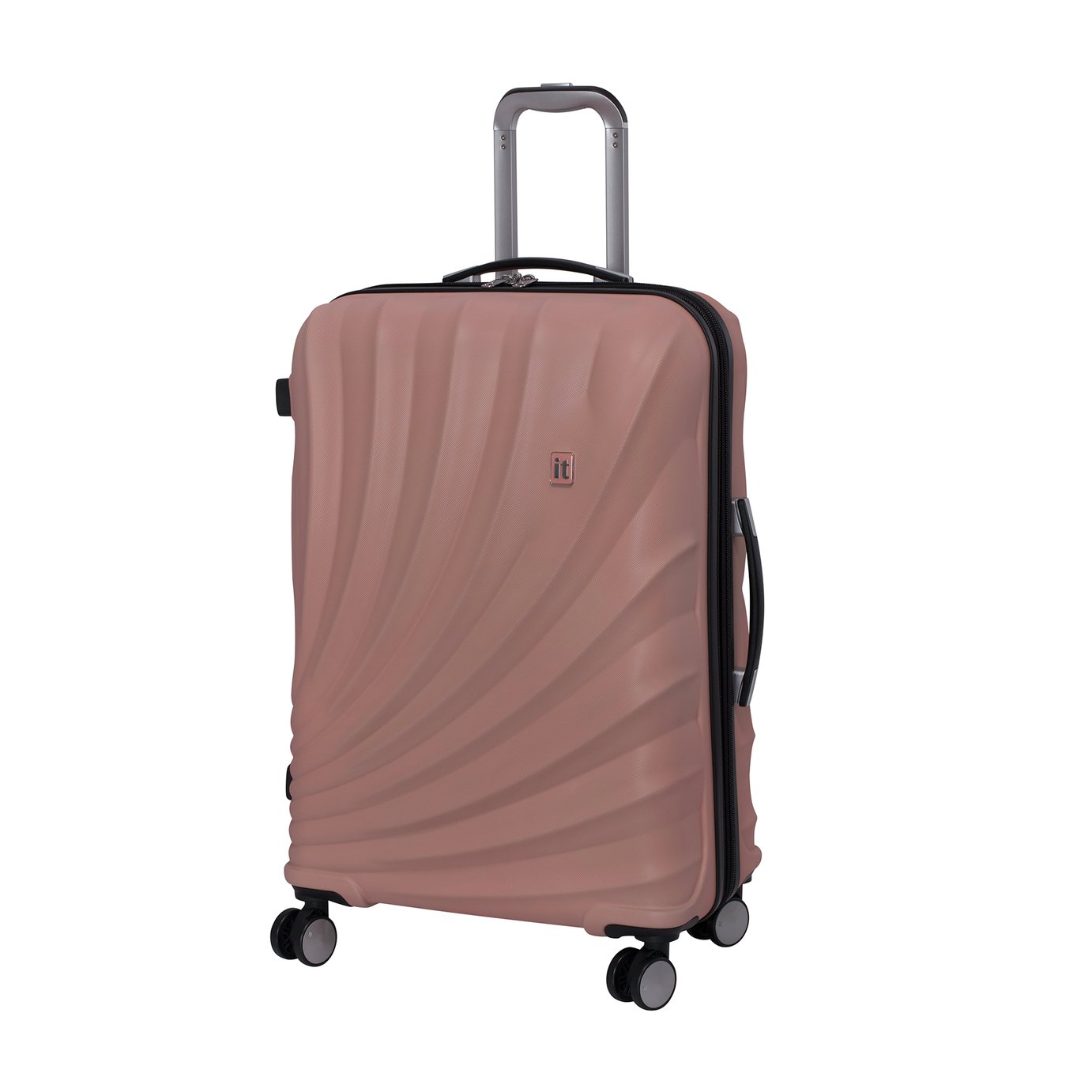 it Luggage Pagoda Medium Expandable 8 Wheel Suitcase - Pink