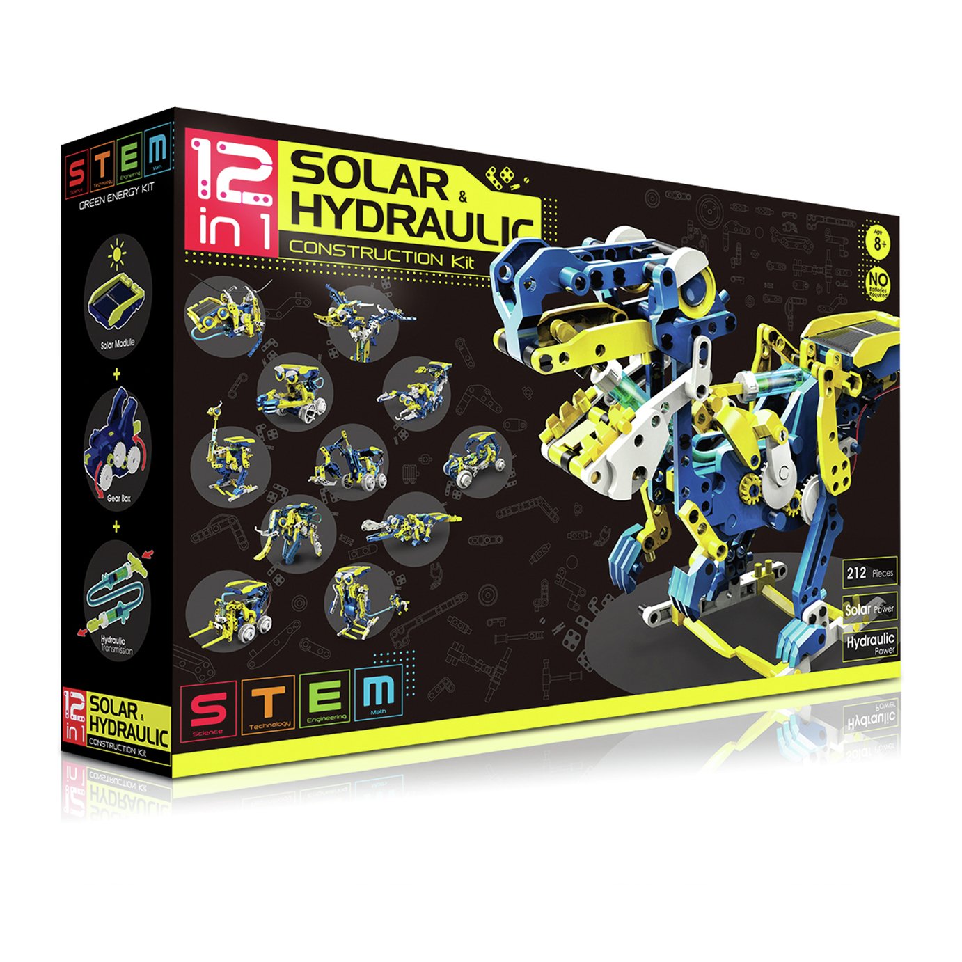 12 in 1 Solar & Hydraulic Construction Kit