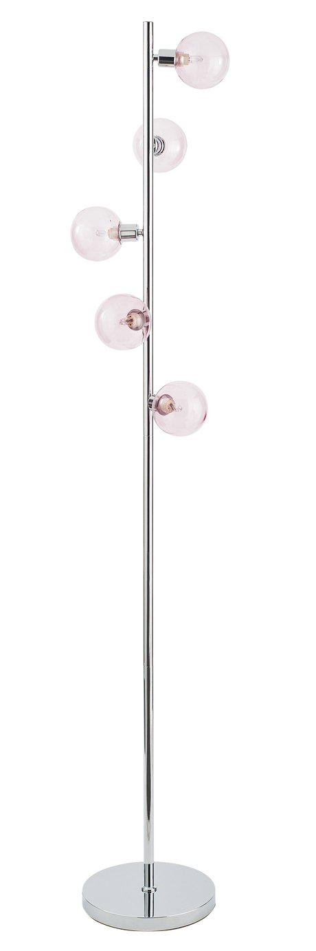 pink floor lamp