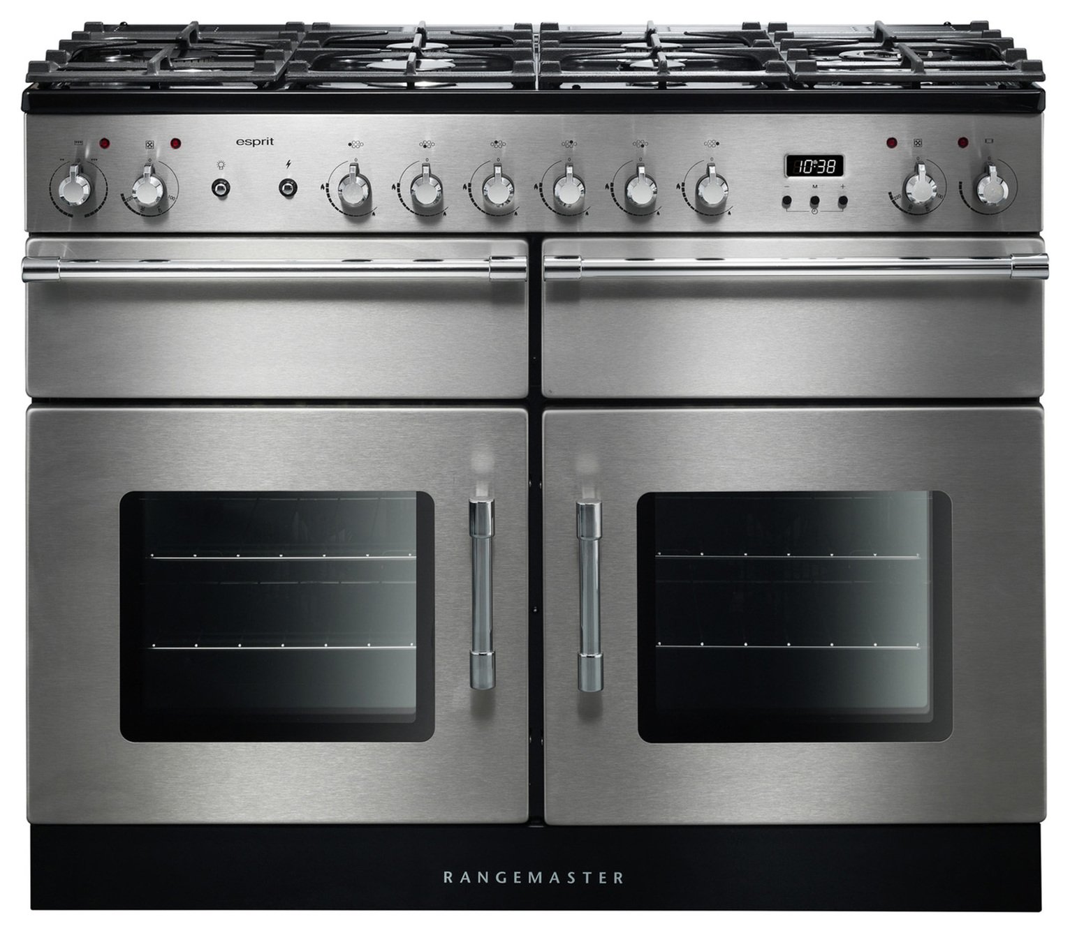 Rangemaster ESP110DFFSS/C Dual Fuel Range Cooker - S/Steel