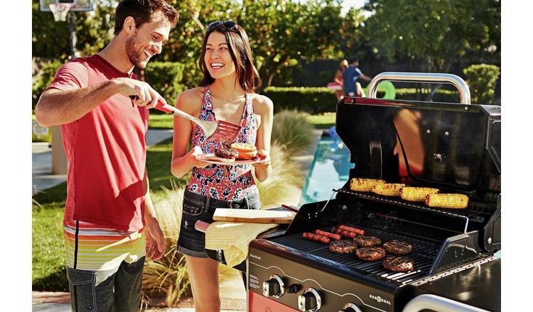 Char-Broil 3 Burner Gas and Charcoal BBQ 