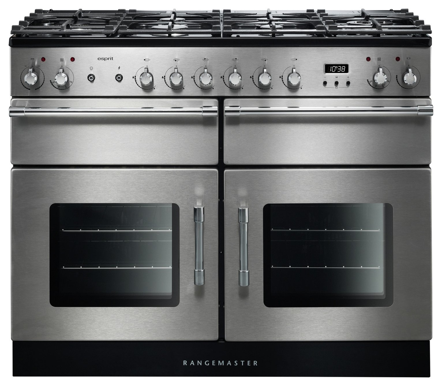 Rangemaster Esprit Dual Fuel Range Cooker - S/Steel