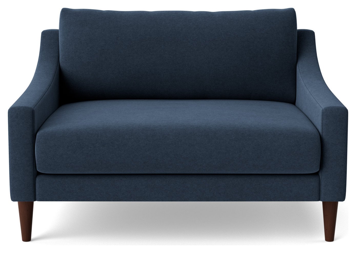 Swoon Turin Fabric Cuddle Chair- Indigo Blue